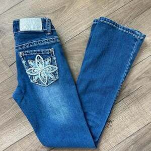 Rockin C Mid Rise Bootcut Youth Jeans Size 10